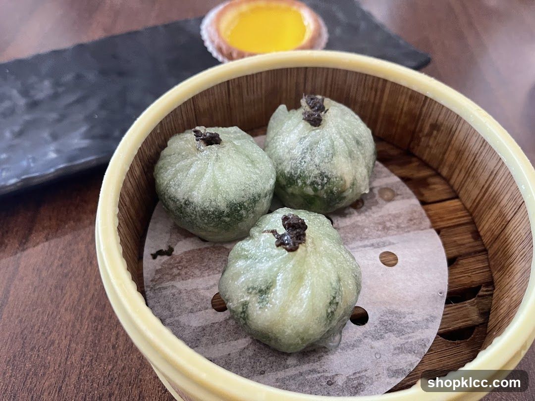 Steamed Dumplings and Egg Tart