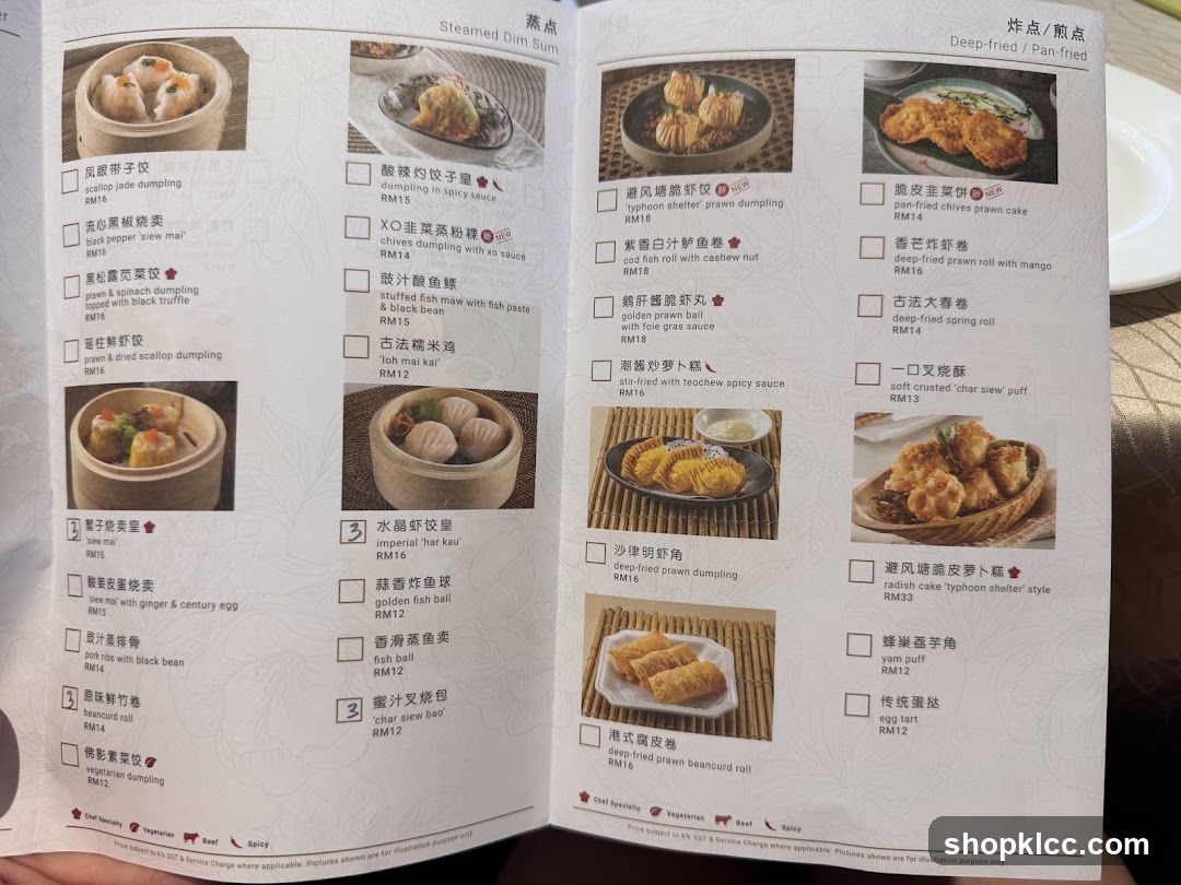 Steamed Dim Sum & Deep-fried/Pan-fried
