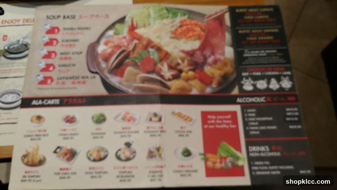 Buffet Menu