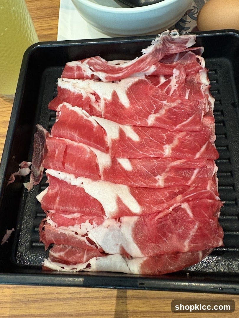 Thinly Sliced Beef