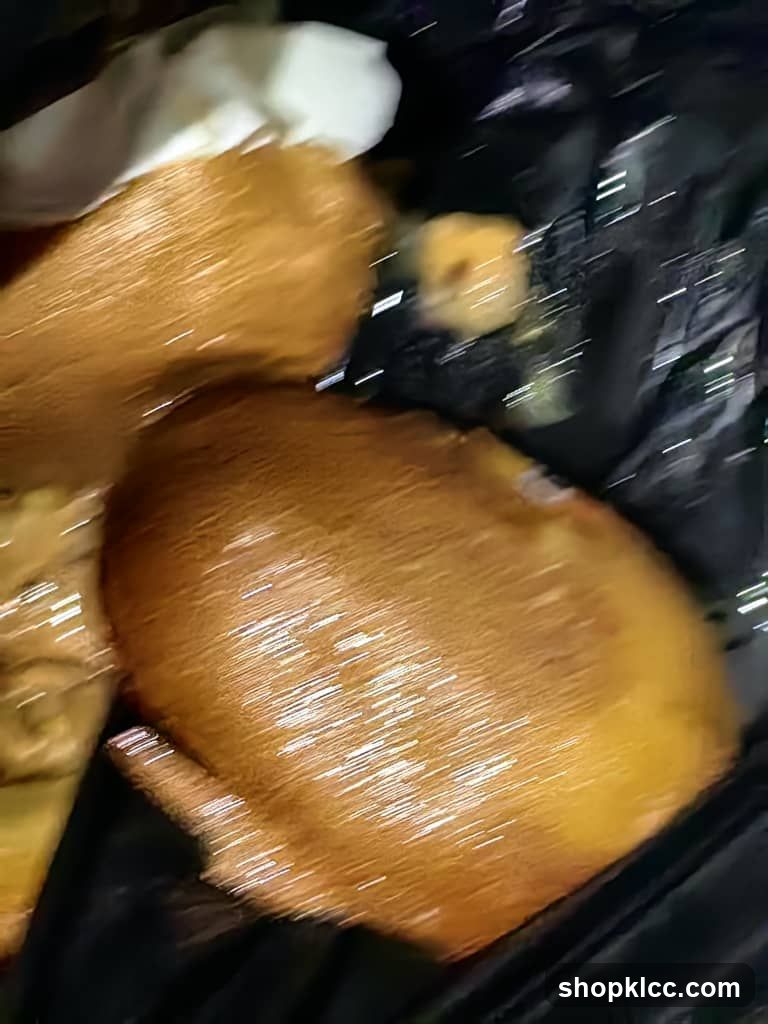 Food in a black container