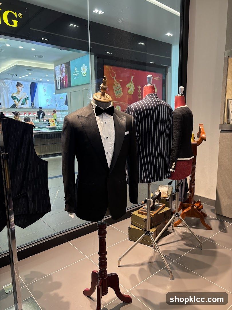 Tailored Suits Display