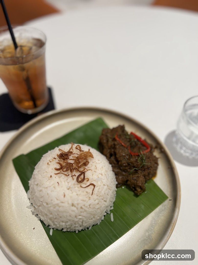 Beef Rendang with Rice