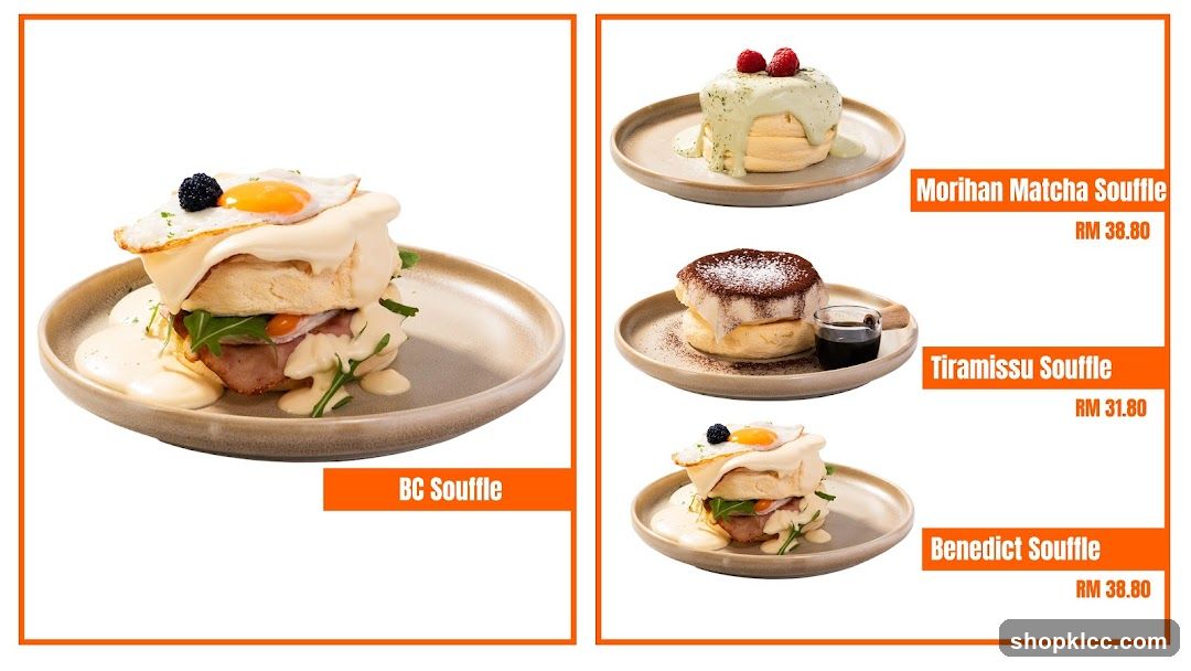Souffle Menu
