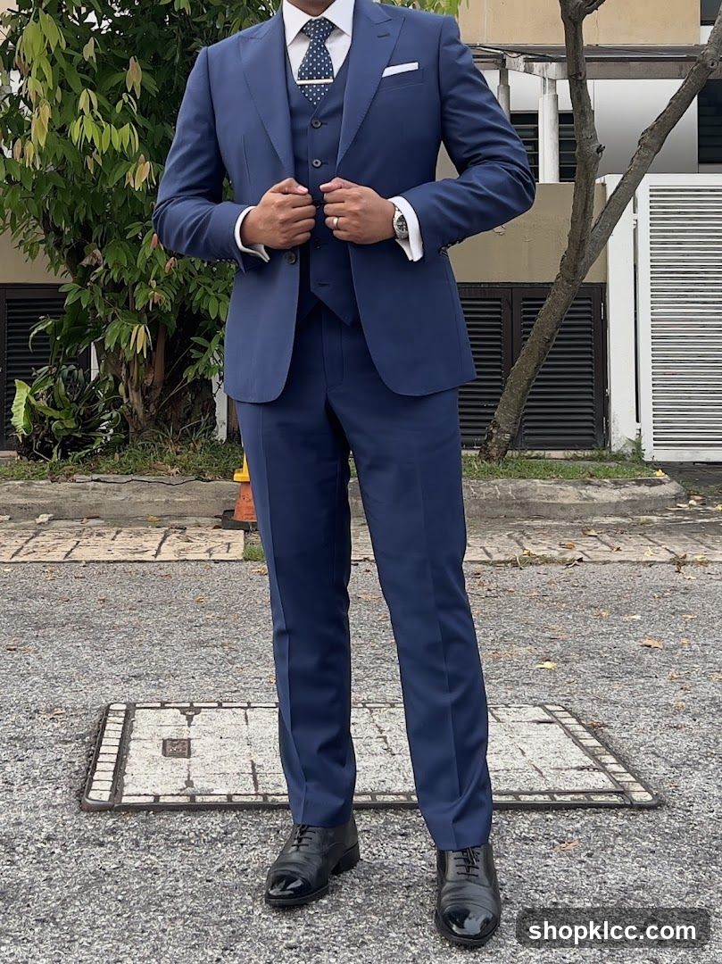 Man in a Blue Suit