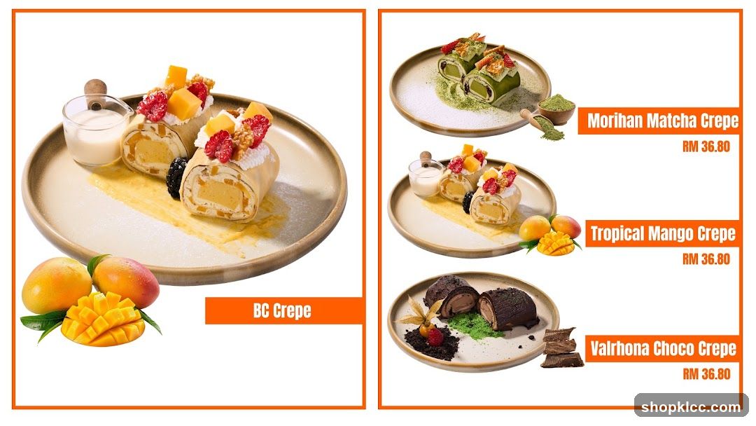 Crepe Menu