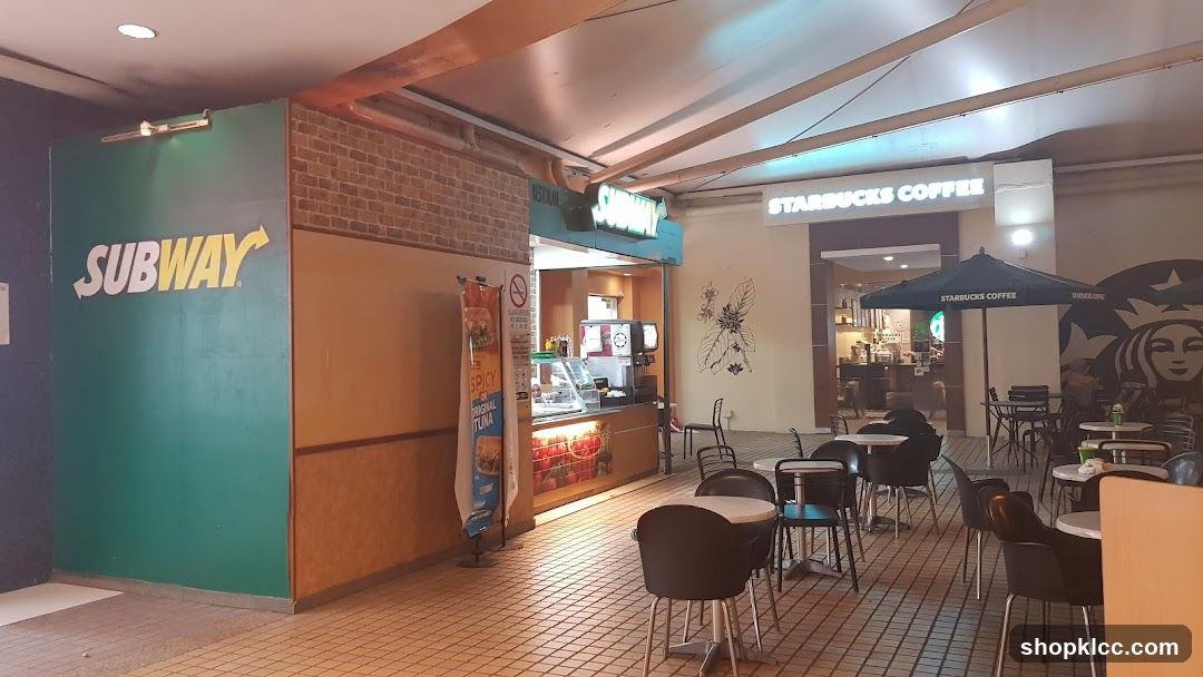 Subway and Starbucks Coffee Shops