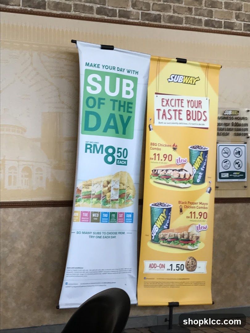 Subway Promotions