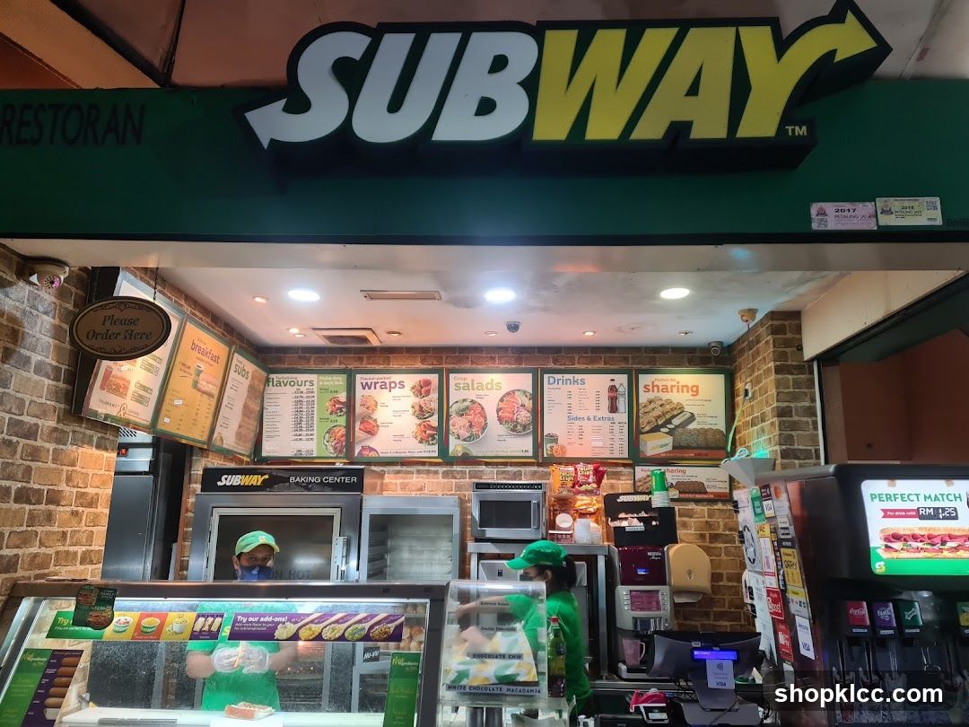 Subway Restaurant Interior