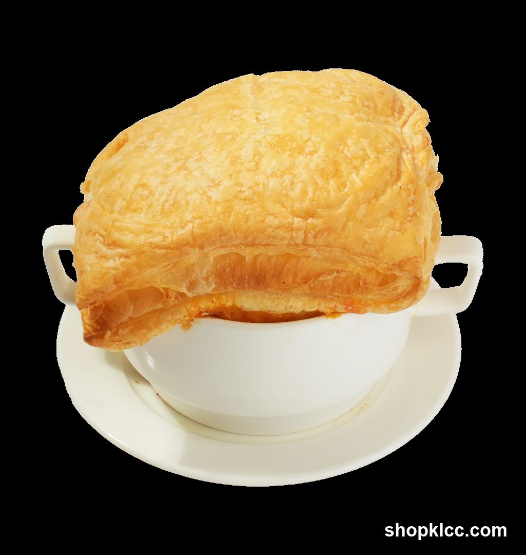 Soup with Puff Pastry Lid