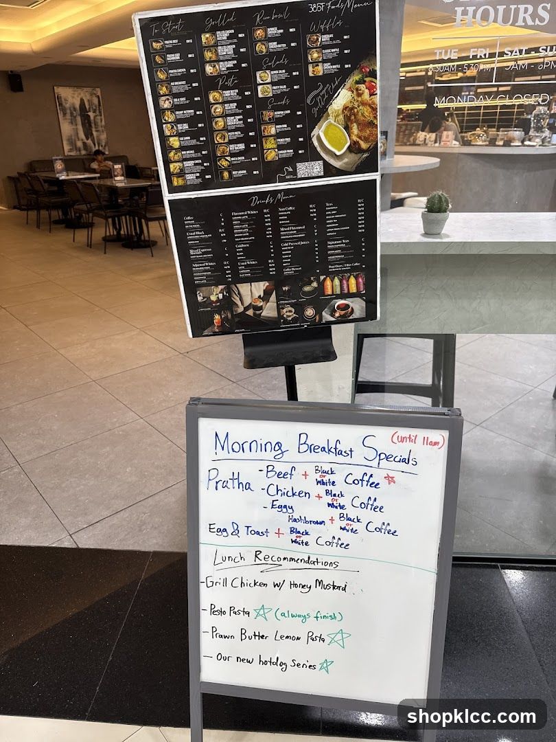 Menu Board and Interior