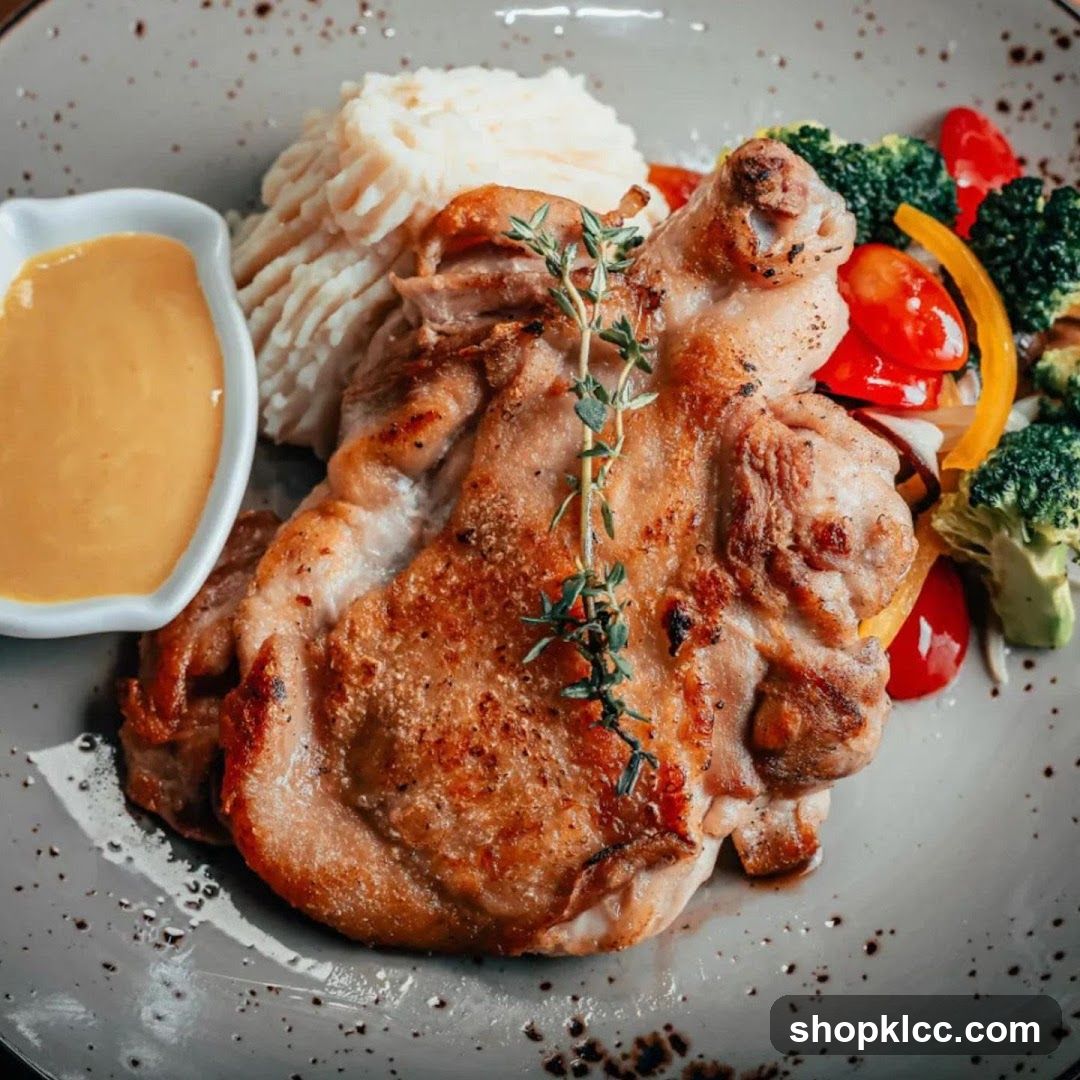 Chicken with Mashed Potatoes and Vegetables