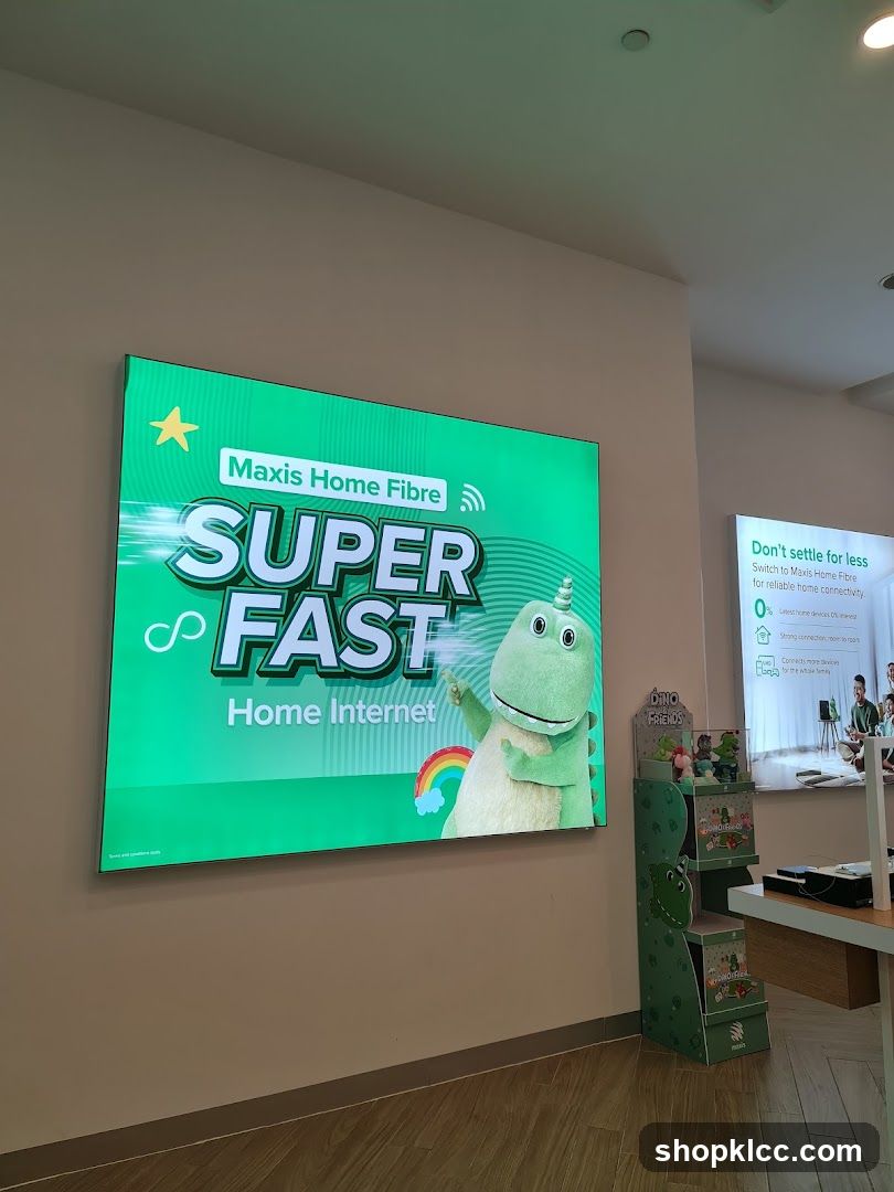 Maxis Home Fibre Advertisement