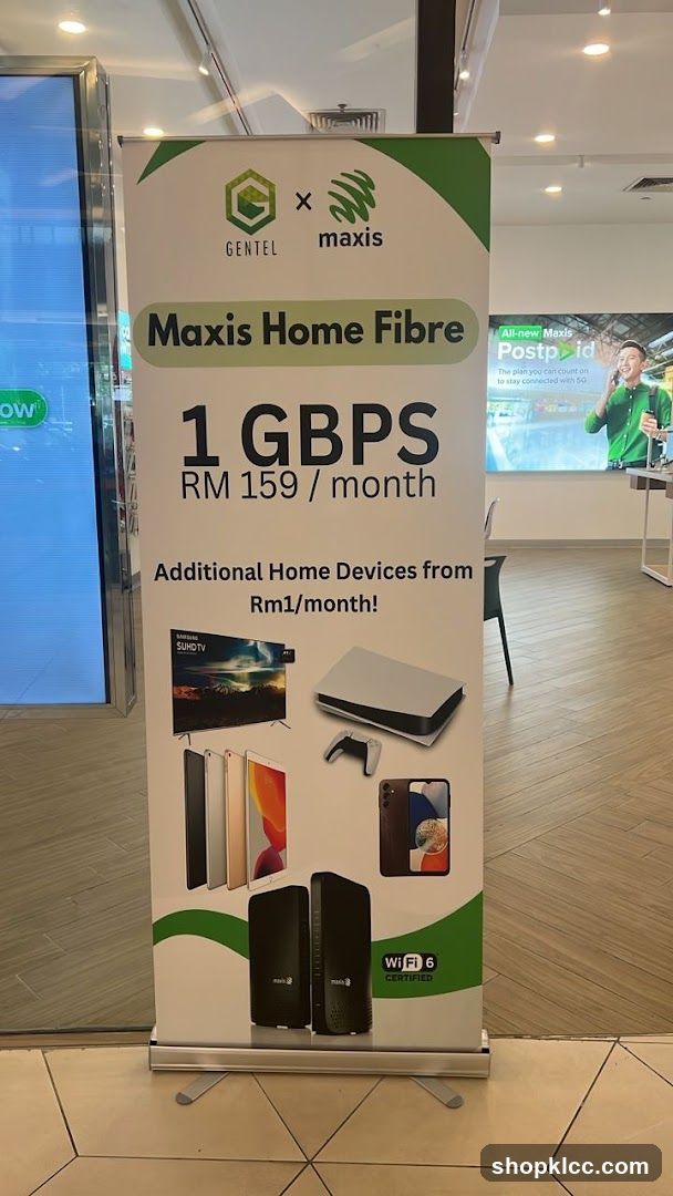 Maxis Home Fibre Promotion