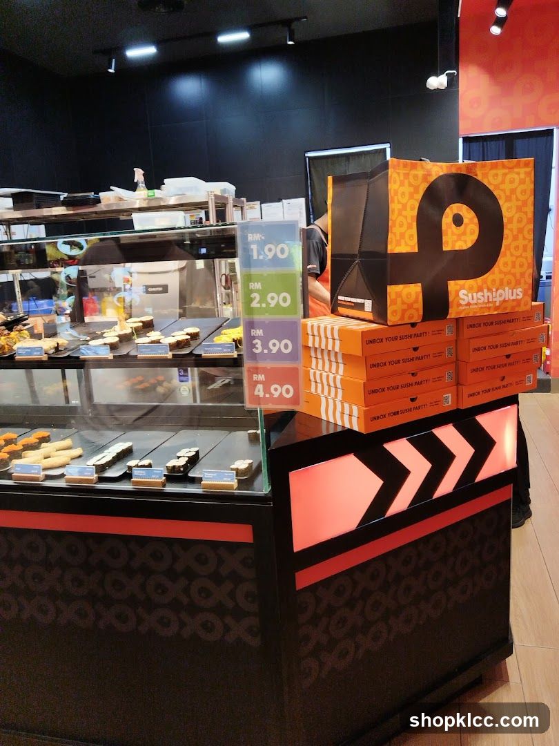 Sushi Display and Packaging