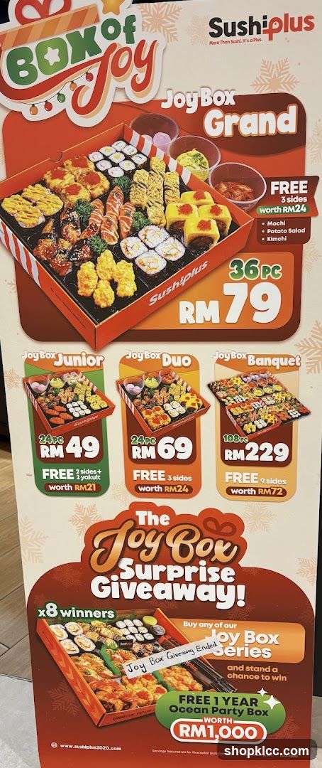 Sushiplus Joy Box Promotions
