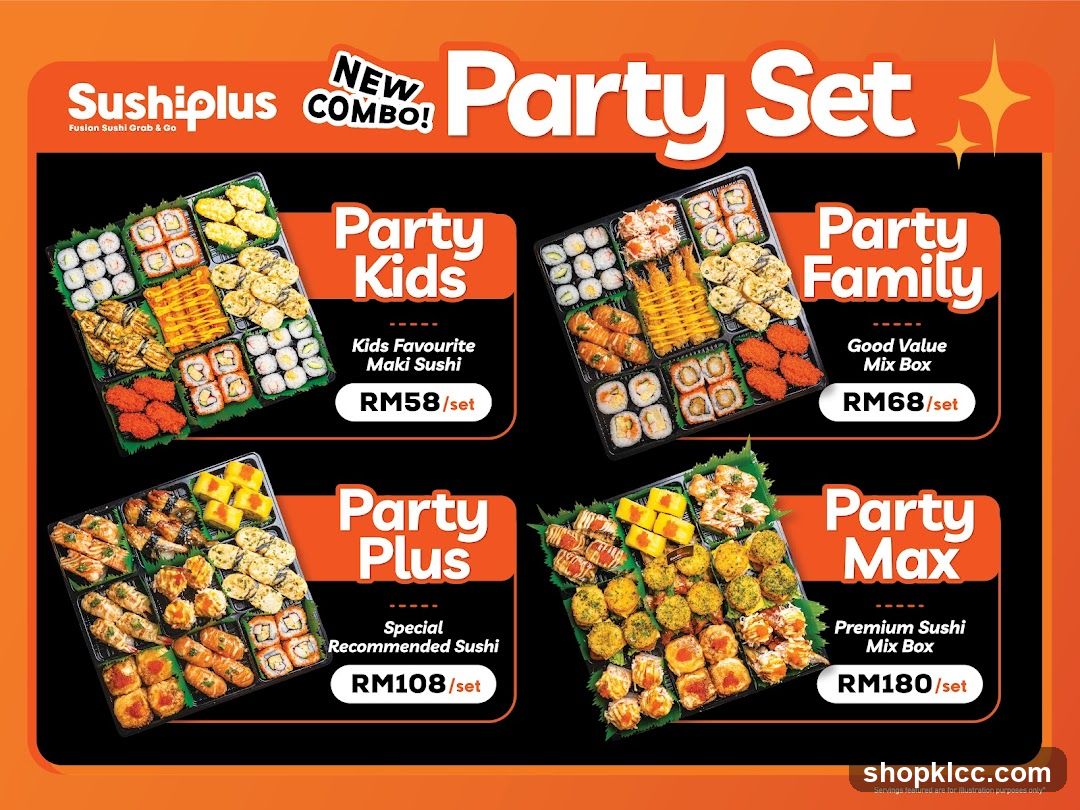 Sushiplus Party Set Menu