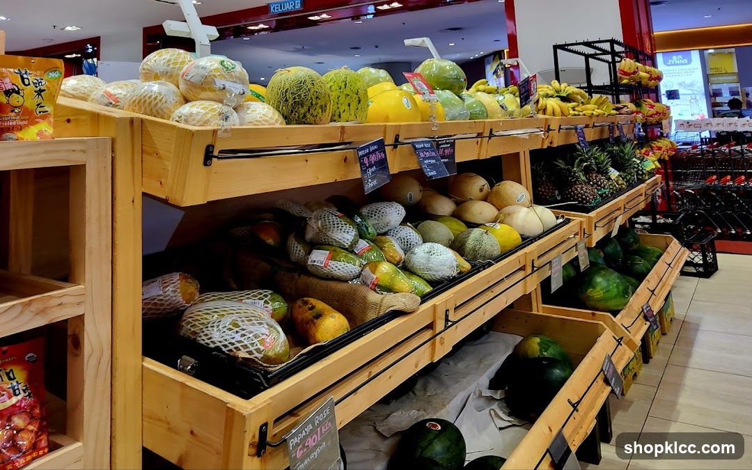 Fruit Display in a Supermarket