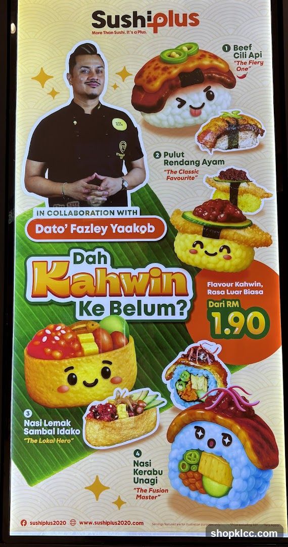 Sushiplus Collaboration with Dato' Fazley Yaakob