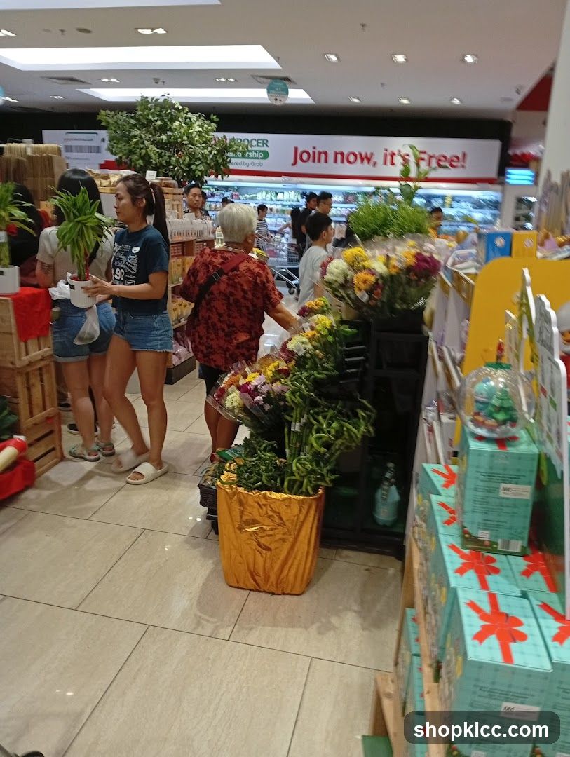 Grocery Store Floral and Gift Display