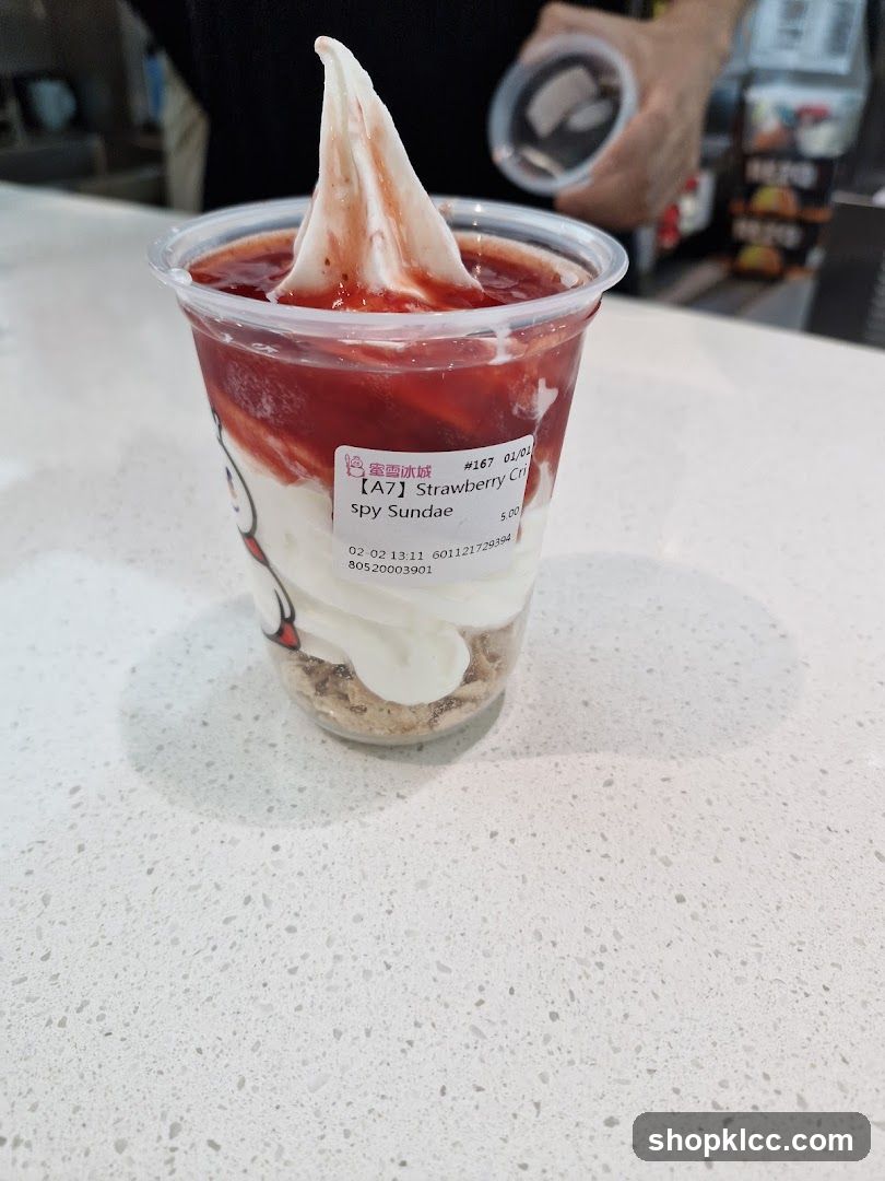 Strawberry Sundae