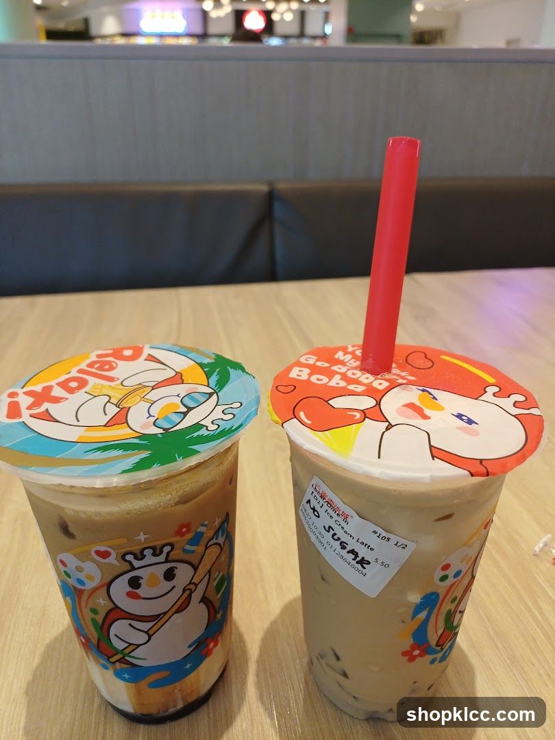 Two Boba Drinks