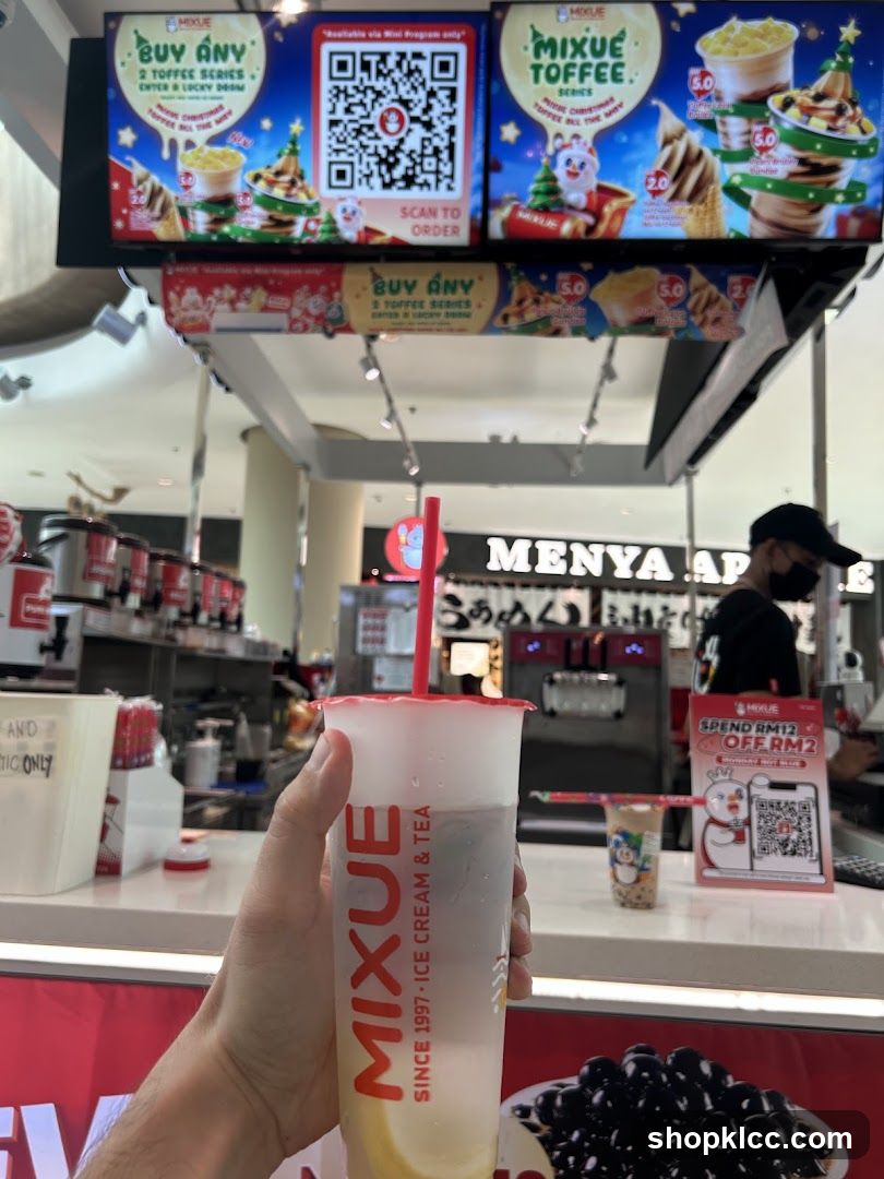 Mixue Drink and Promotion