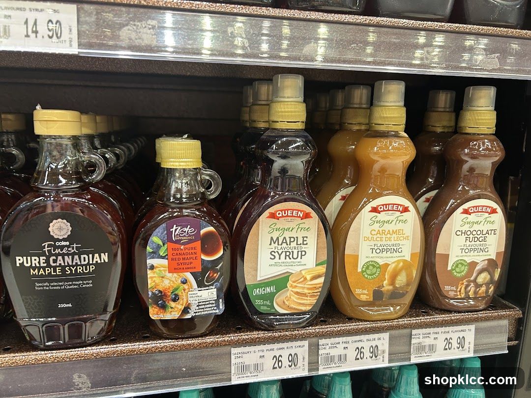 Maple Syrup and Toppings