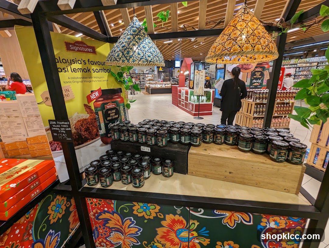 Nasi Lemak Sambal Display