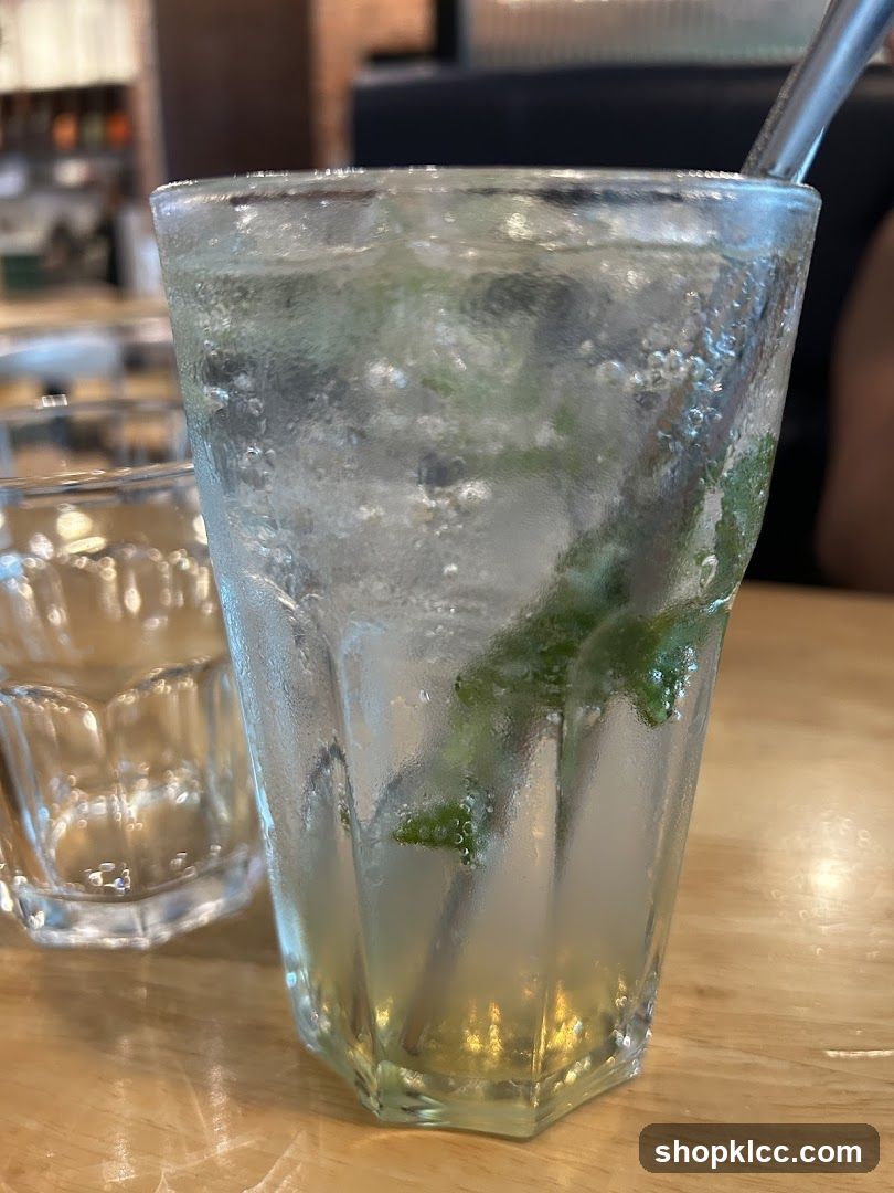 Refreshing Drink with Mint
