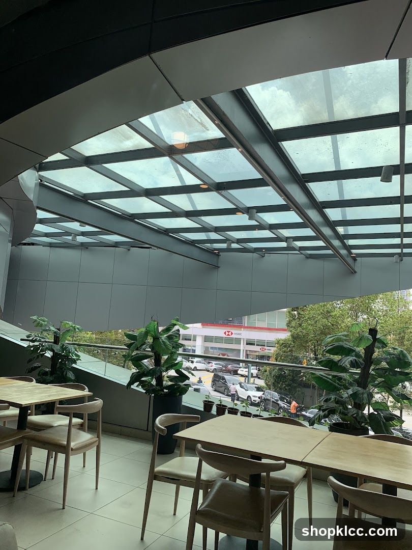 Outdoor Seating Area with City View