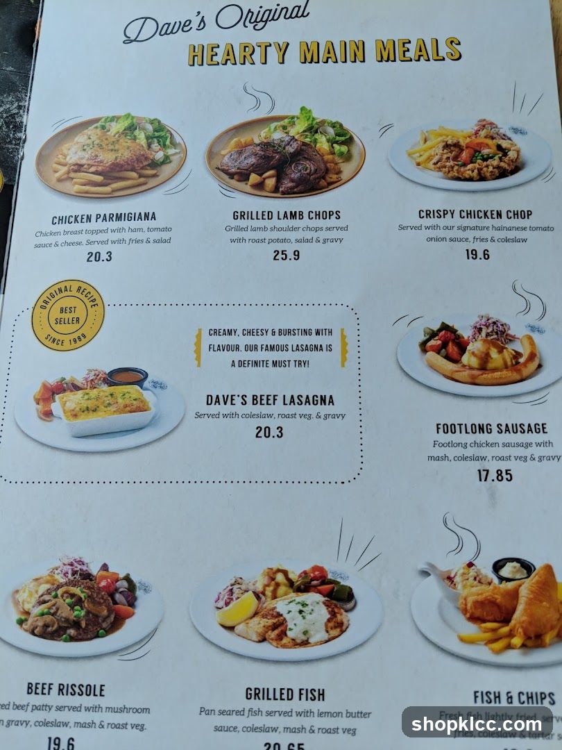 Dave's Original Hearty Main Meals