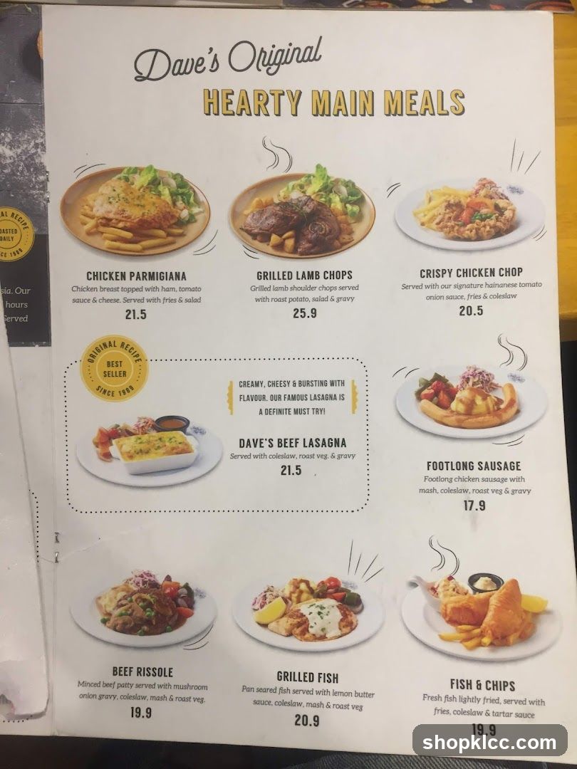 Dave's Original Hearty Main Meals