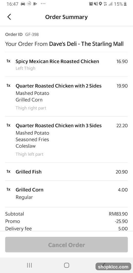 Order Summary