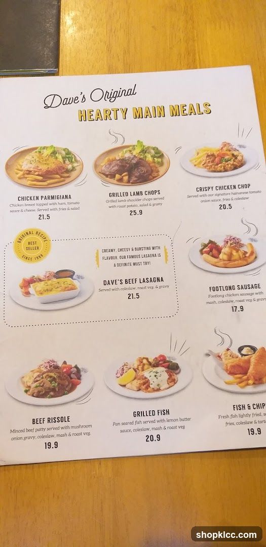 Dave's Original Hearty Main Meals