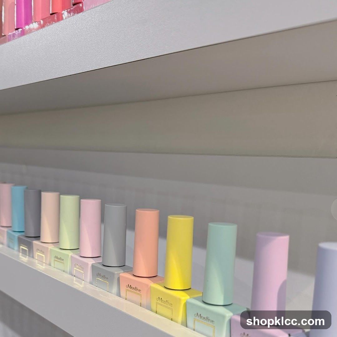 Pastel Nail Polish Bottles