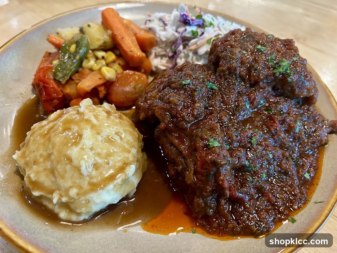 Braised Meat Dish with Sides