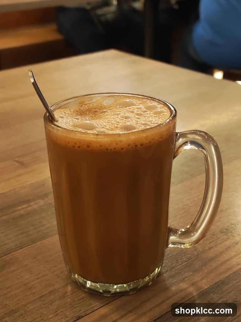 Iced Coffee with Spoon