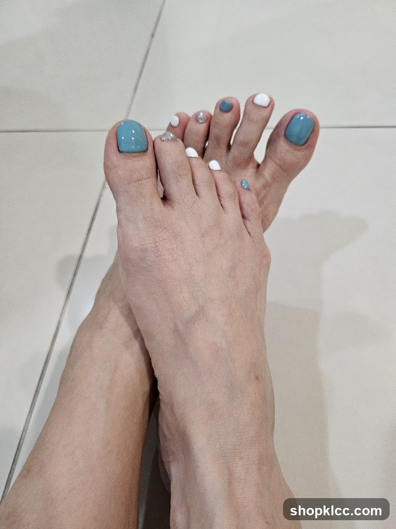 Pedicured Feet