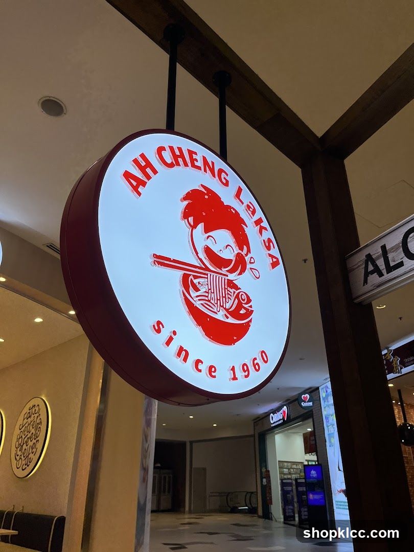 Ah Cheng Laksa Sign