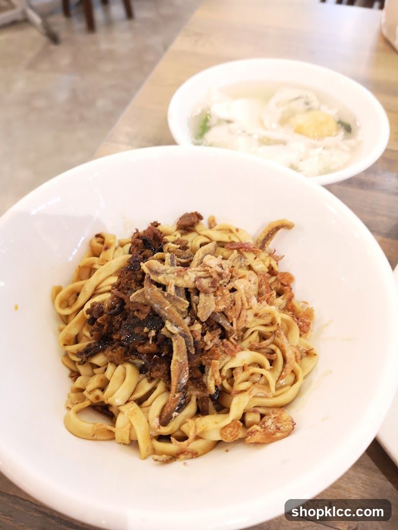 Noodles with Toppings and Soup