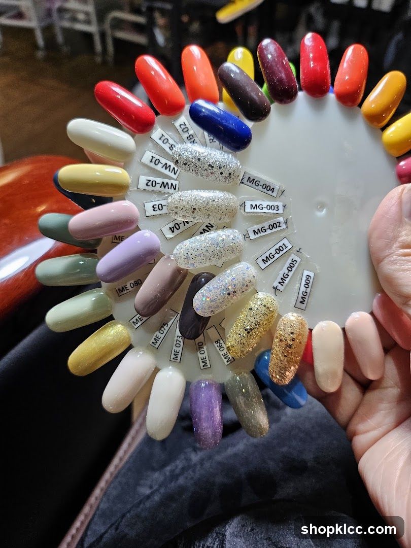 Nail Polish Swatch Wheel