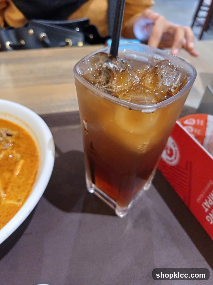 Iced Tea and Soup
