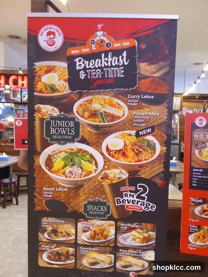 Ah Cheng Laksa Breakfast & Tea-Time Special