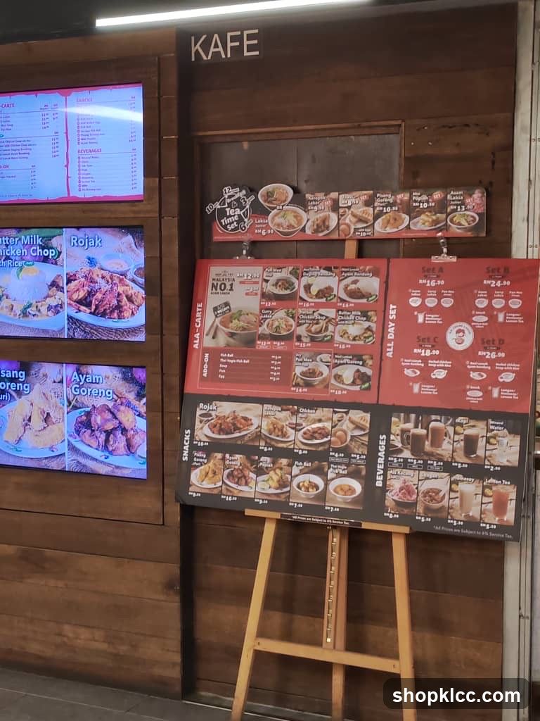 Kafe Menu