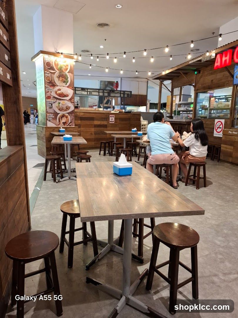 Restaurant Interior with Wooden Decor