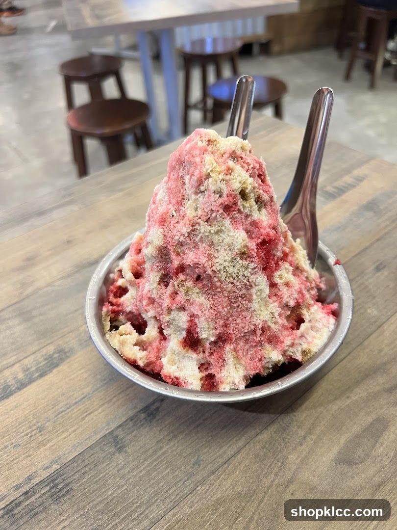 Shaved Ice Dessert