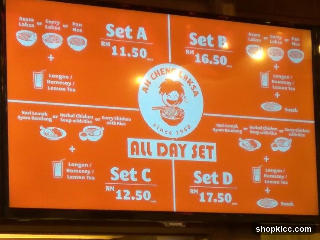 All Day Set Menu