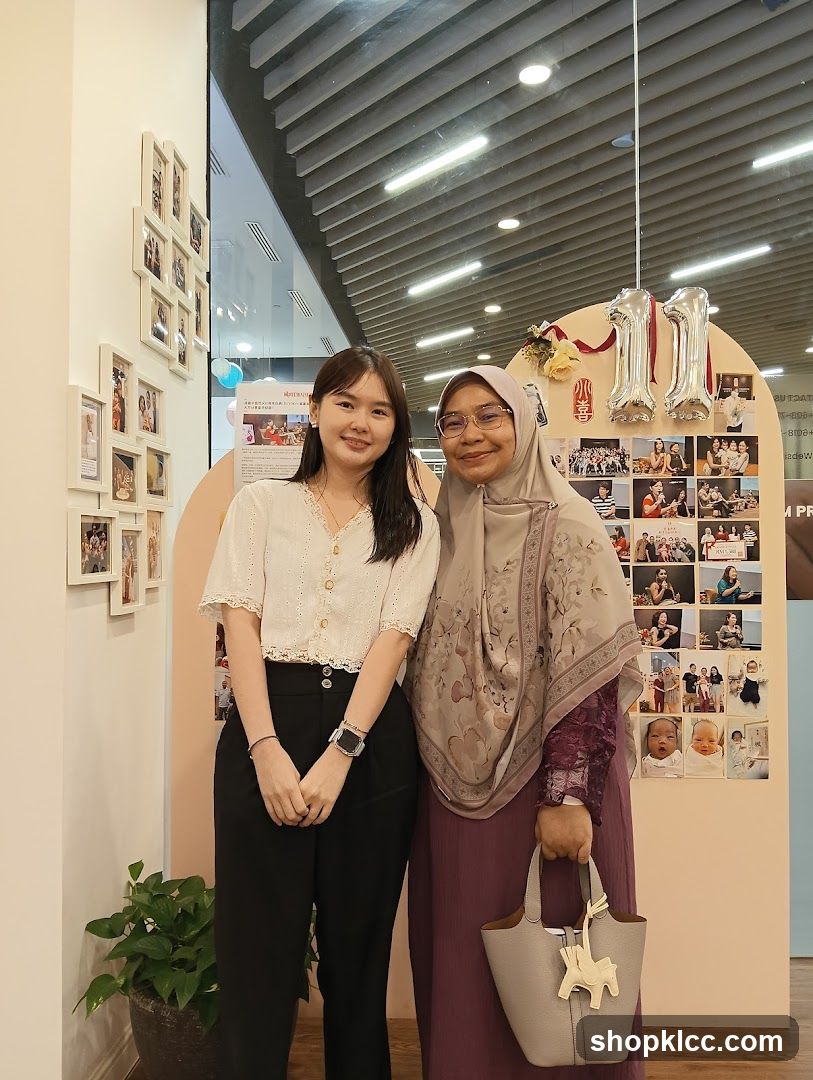 Two women posing for a photo