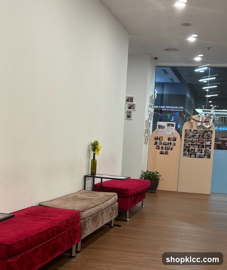 Waiting Area with Display Boards